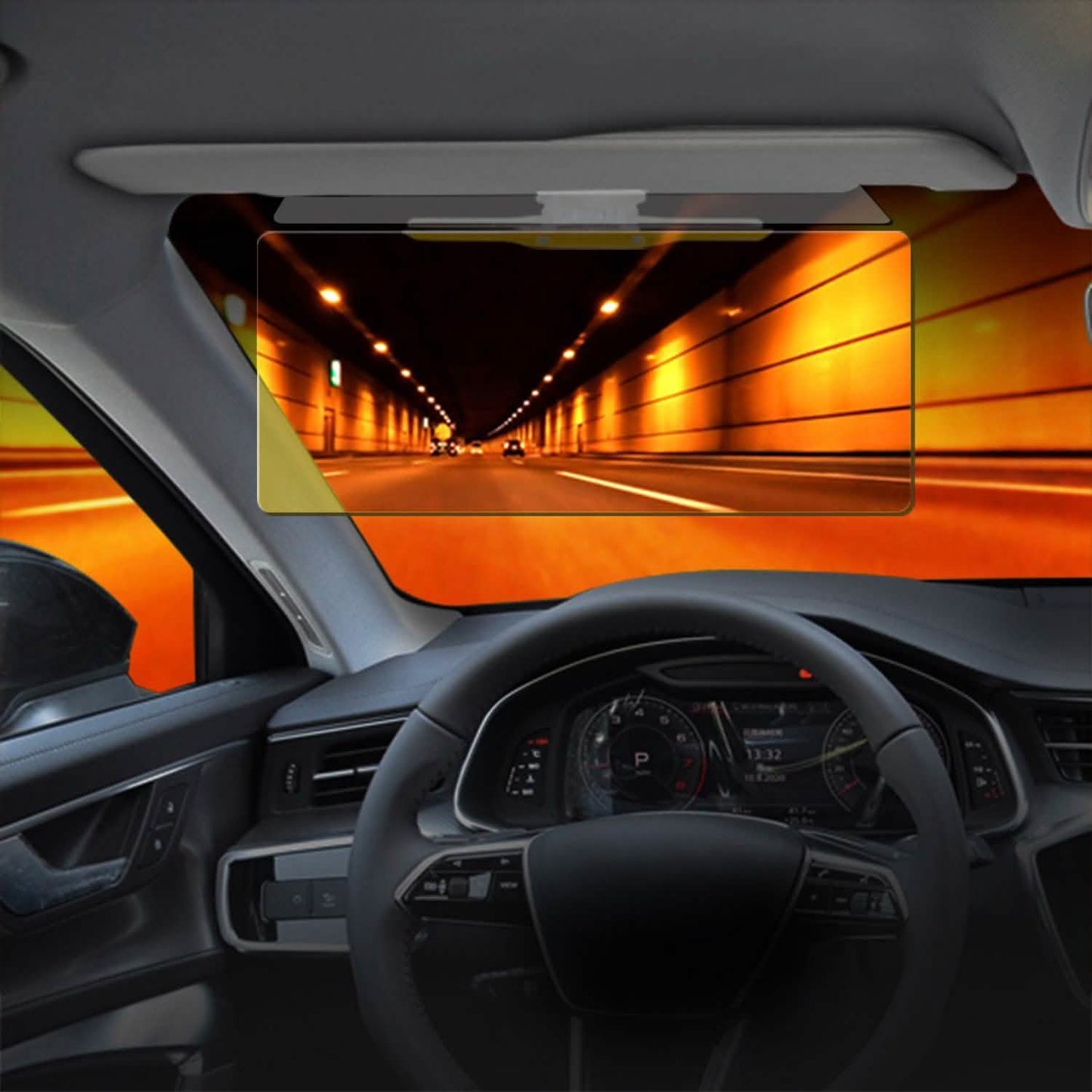 2-in-1 Anti-Glare Auto Sun Visor Automotive - Tophatter Daily Deals