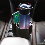 2-in-1 Car Cup Holder with Phone Holder Adjustable Base Automotive - Tophatter Daily Deals