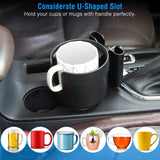 2-in-1 Car Cup Holder with Phone Holder Adjustable Base Automotive - Tophatter Daily Deals