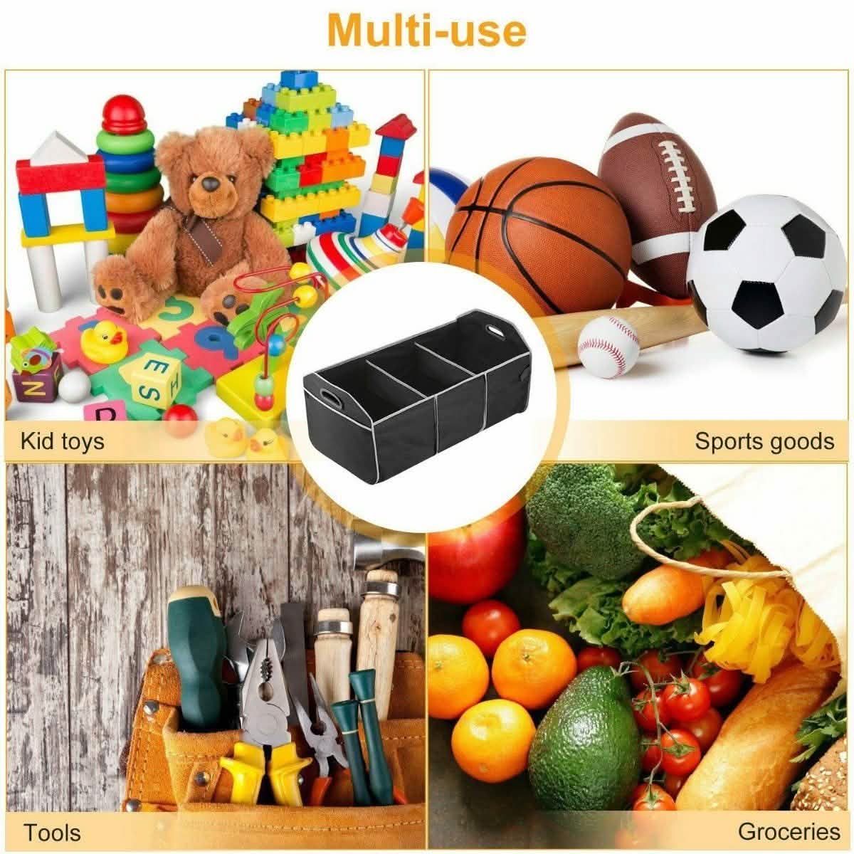 2-in-1 Collapsible Trunk Organizer with Removable Cooler Automotive - Tophatter Daily Deals