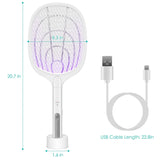2-in-1 Electric Rechargeable Bug Zapper Insect Killer Pest Control - Tophatter Daily Deals