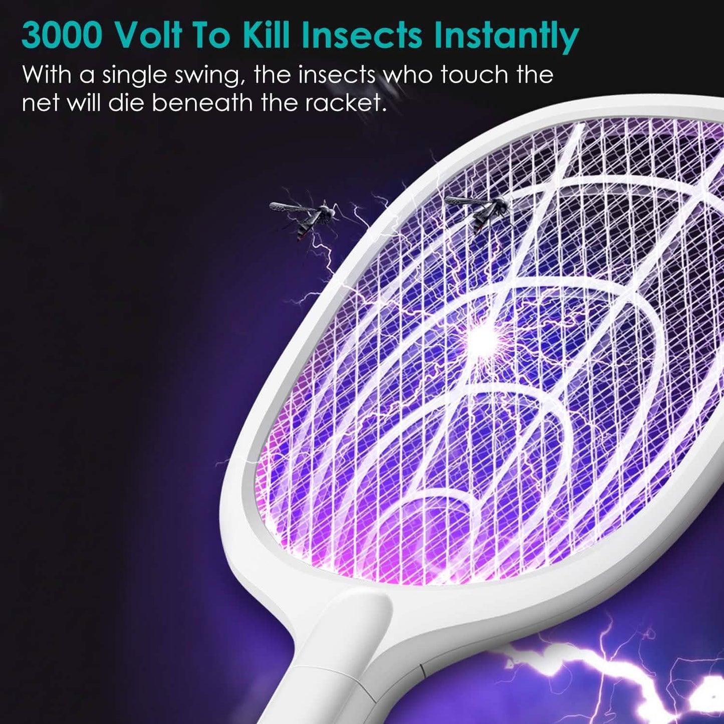 2-in-1 Electric Rechargeable Bug Zapper Insect Killer Pest Control - Tophatter Daily Deals
