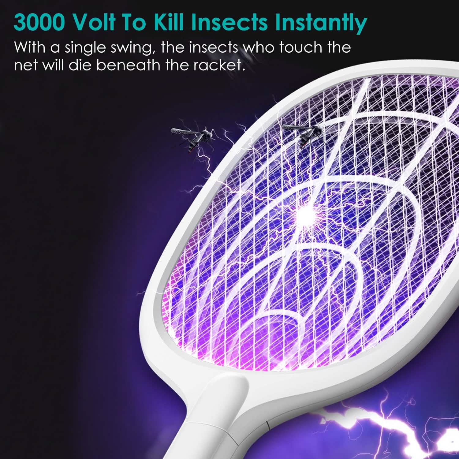 2-in-1 Electric Rechargeable Bug Zapper Insect Killer Pest Control - Tophatter Daily Deals