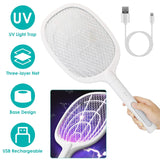 2-in-1 Electric Rechargeable Bug Zapper Insect Killer Pest Control - Tophatter Daily Deals