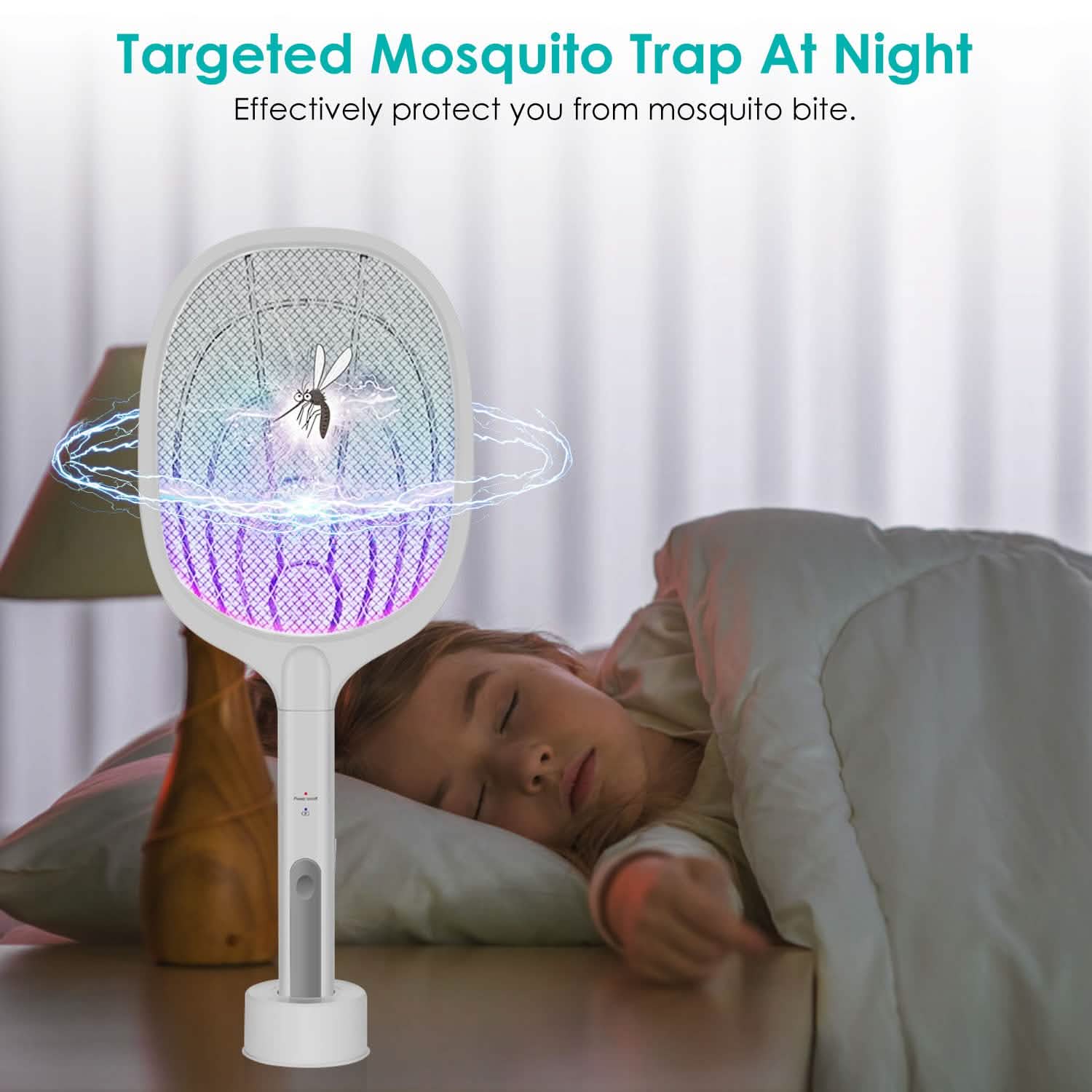 2-in-1 Electric Rechargeable Bug Zapper Insect Killer Pest Control - Tophatter Daily Deals