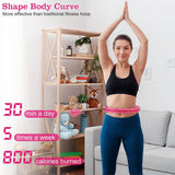 2-in-1 Fitness Hoop 24 Knots Abdomen Fitness Massage Hoops Weighted with 360 Auto Spinning Ball Detachable Knots Fitness & Exercise - Tophatter Daily Deals