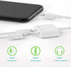 2-in-1 for Lightning Adapter For iPhone 7 8 Plus 10 X Charging Cable - Tophatter Daily Deals