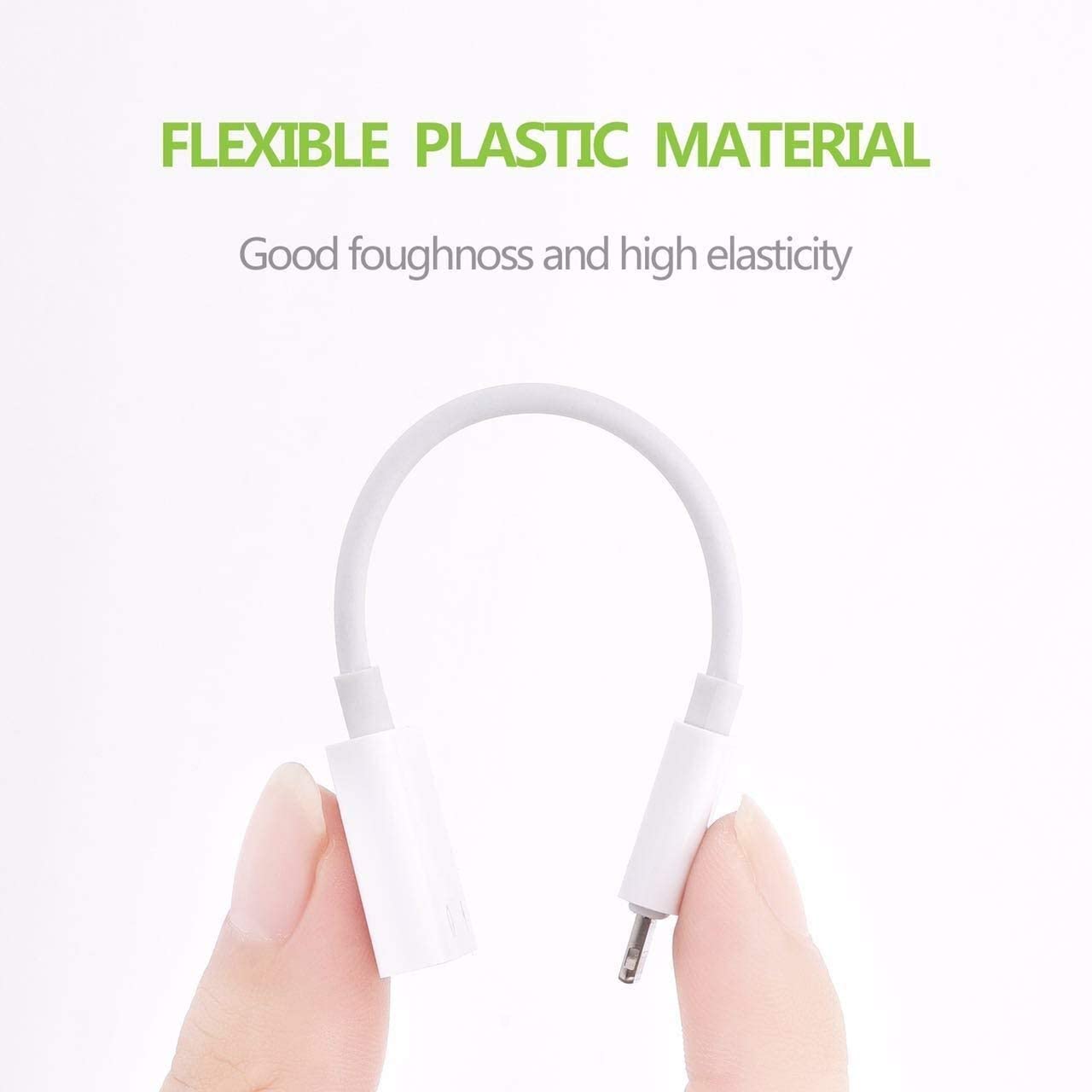 2-in-1 for Lightning Adapter For iPhone 7 8 Plus 10 X Charging Cable - Tophatter Daily Deals