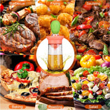 2-in-1 Glass Olive Oil Dispenser with Silicone Dropper Kitchen Tools & Gadgets - Tophatter Daily Deals