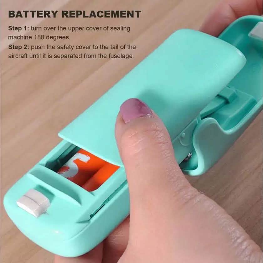 2-in-1 Heat Sealer and Cutter Mini Bag Sealer Kitchen Storage - Tophatter Daily Deals
