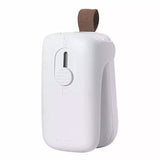 2-in-1 Heat Sealer and Cutter Mini Bag Sealer White Kitchen Storage - Tophatter Daily Deals