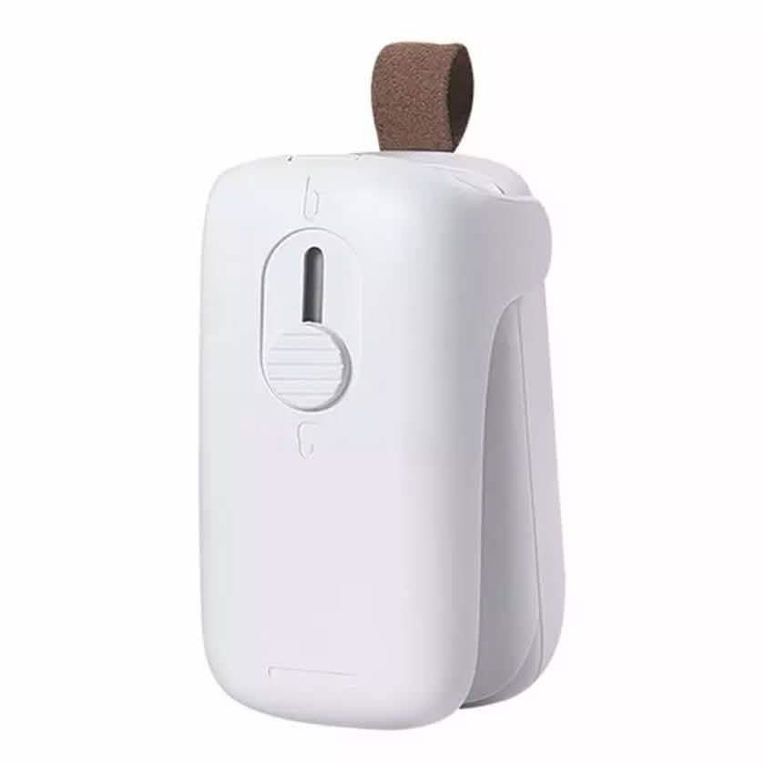 2-in-1 Heat Sealer and Cutter Mini Bag Sealer White Kitchen Storage - Tophatter Daily Deals