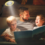 2-in-1 LED Magnifier Desk Lamp with 8x Magnifying Glass Indoor Lighting - Tophatter Daily Deals