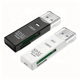 2-in-1 Multi Card Reader USB 3.0 Micro SD TF Card Memory Flash Drive Adapter Card Reader - Tophatter Daily Deals