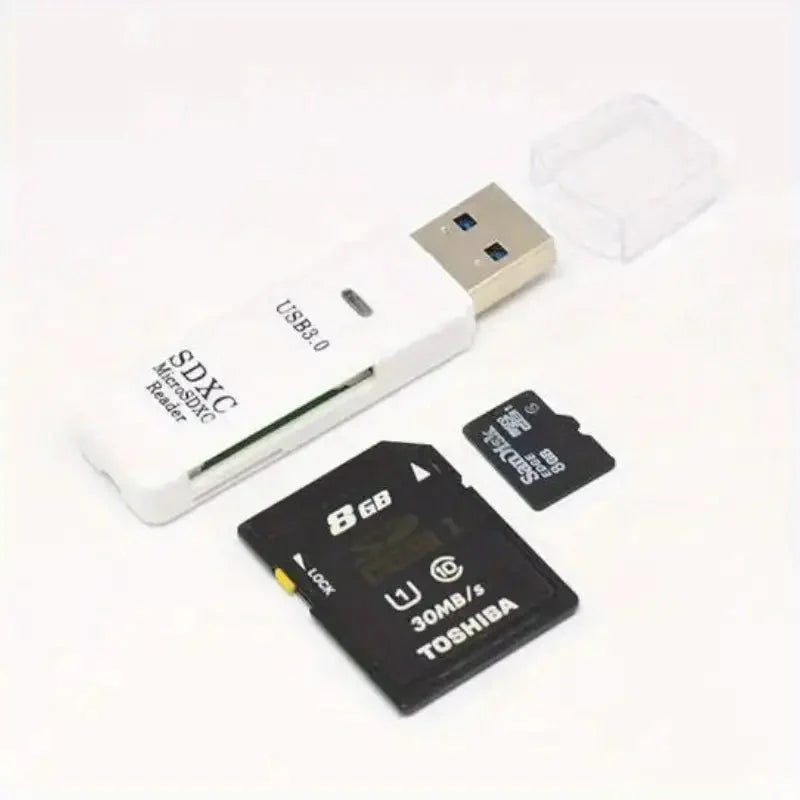 2-in-1 Multi Card Reader USB 3.0 Micro SD TF Card Memory Flash Drive Adapter Card Reader - Tophatter Daily Deals