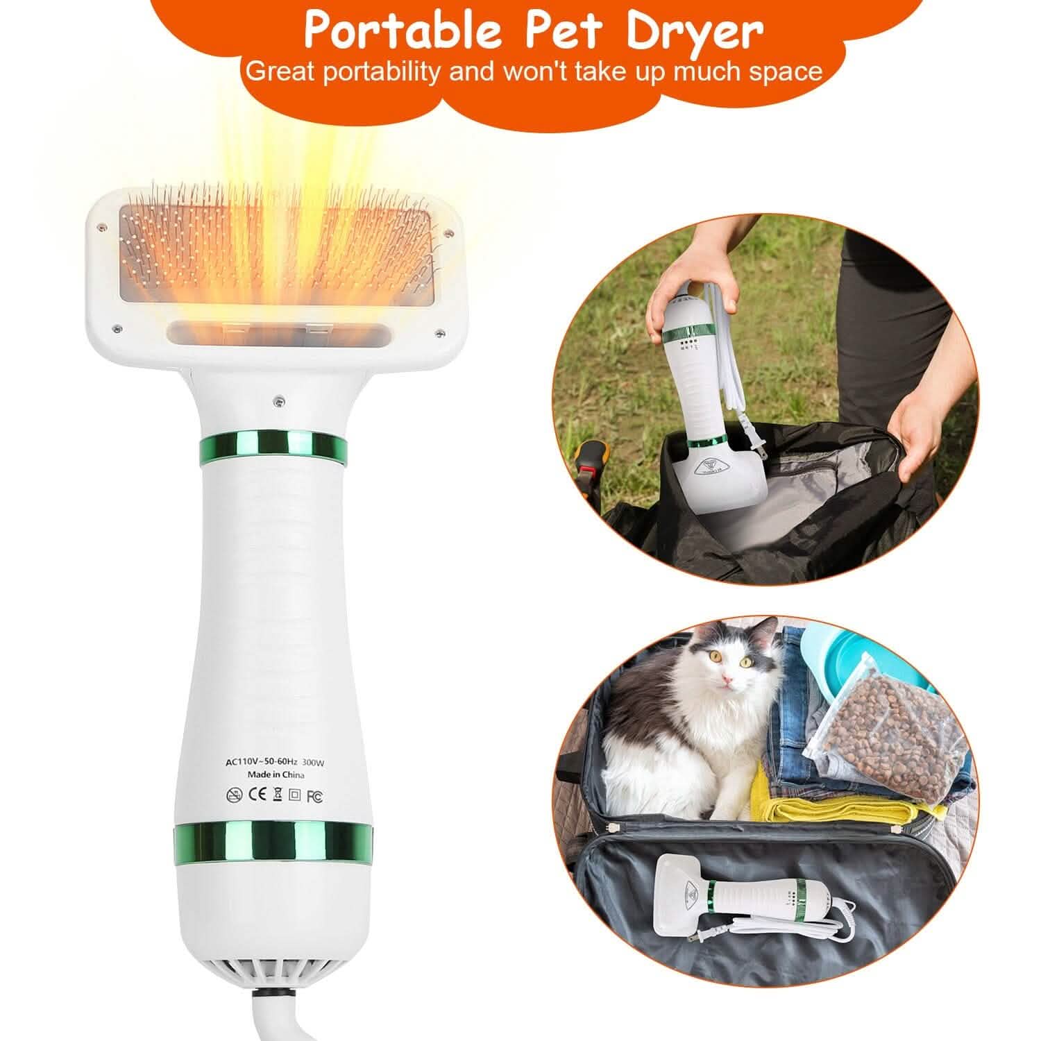 2-in-1 Multifunctional Pet Grooming Hair Dryer Pet Supplies - Tophatter Daily Deals