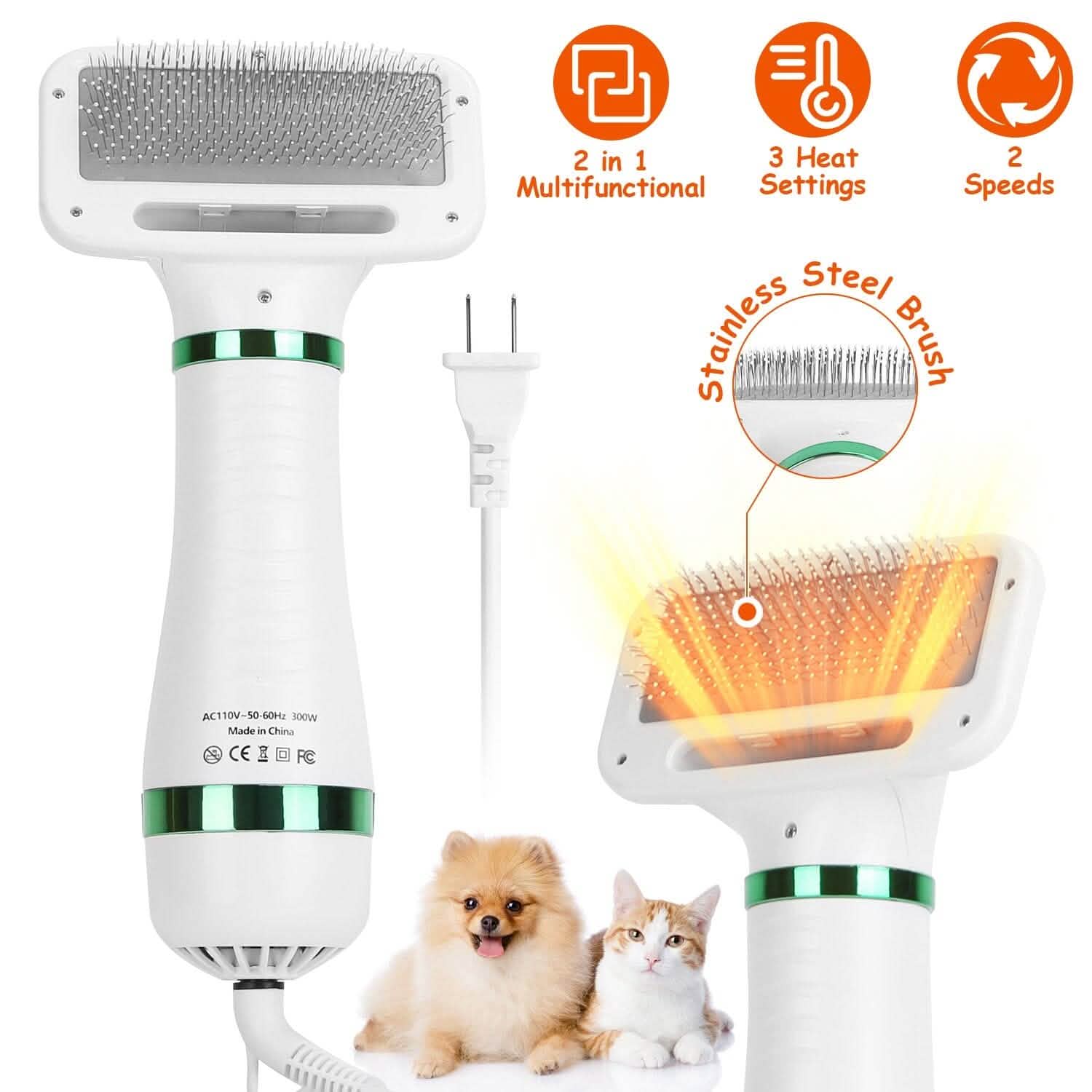 2-in-1 Multifunctional Pet Grooming Hair Dryer Pet Supplies - Tophatter Daily Deals