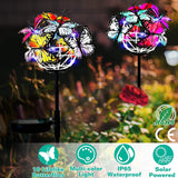 2-in-1 Outdoor Butterfly Solar Light Yard Stake Outdoor Lighting - Tophatter Daily Deals