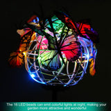 2-in-1 Outdoor Butterfly Solar Light Yard Stake Outdoor Lighting - Tophatter Daily Deals