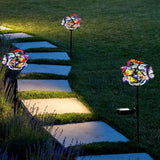 2-in-1 Outdoor Butterfly Solar Light Yard Stake Outdoor Lighting - Tophatter Daily Deals