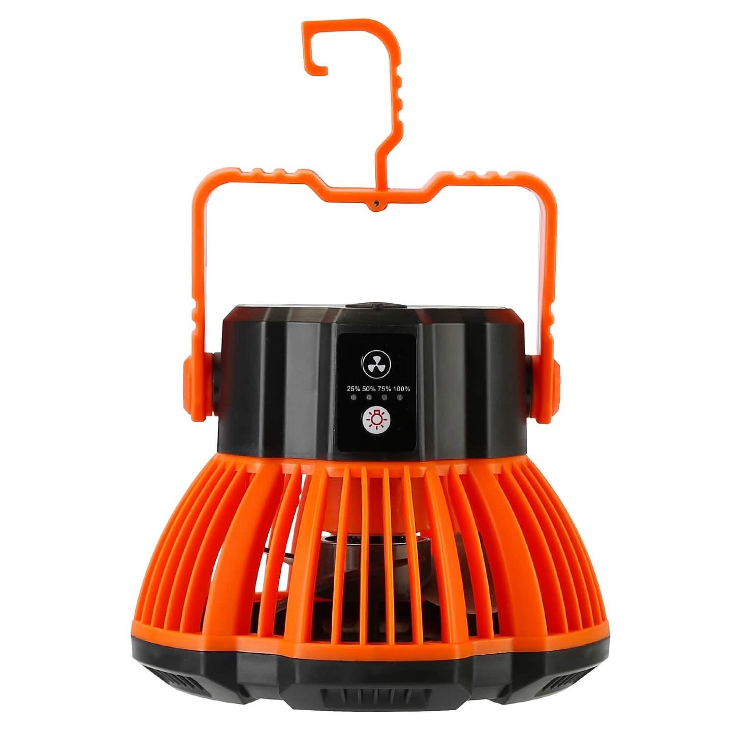 2-in-1 Portable Camping Lantern Electric Fan Outdoor Recreation - Tophatter Daily Deals