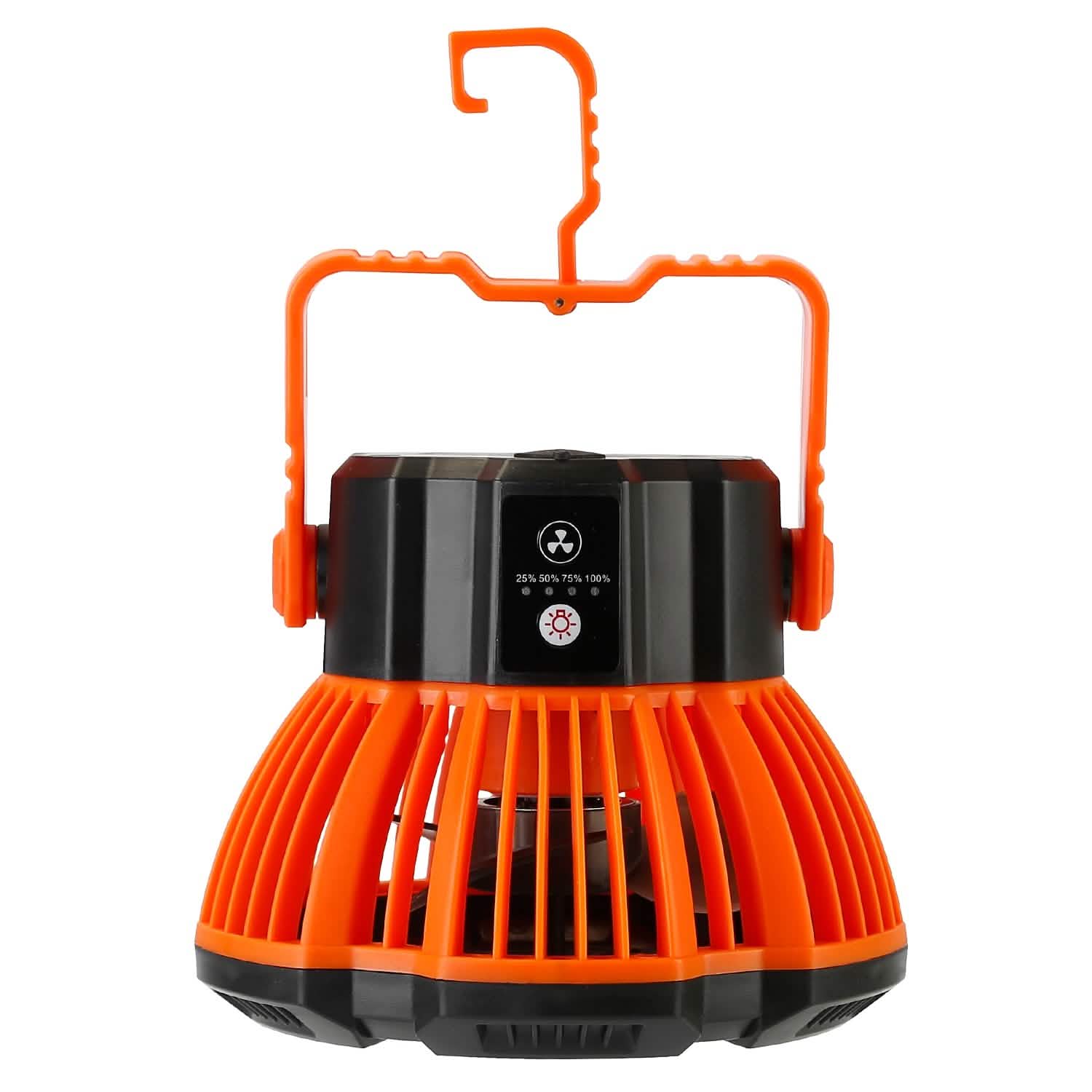 2-in-1 Portable Camping Lantern Electric Fan Outdoor Recreation - Tophatter Daily Deals