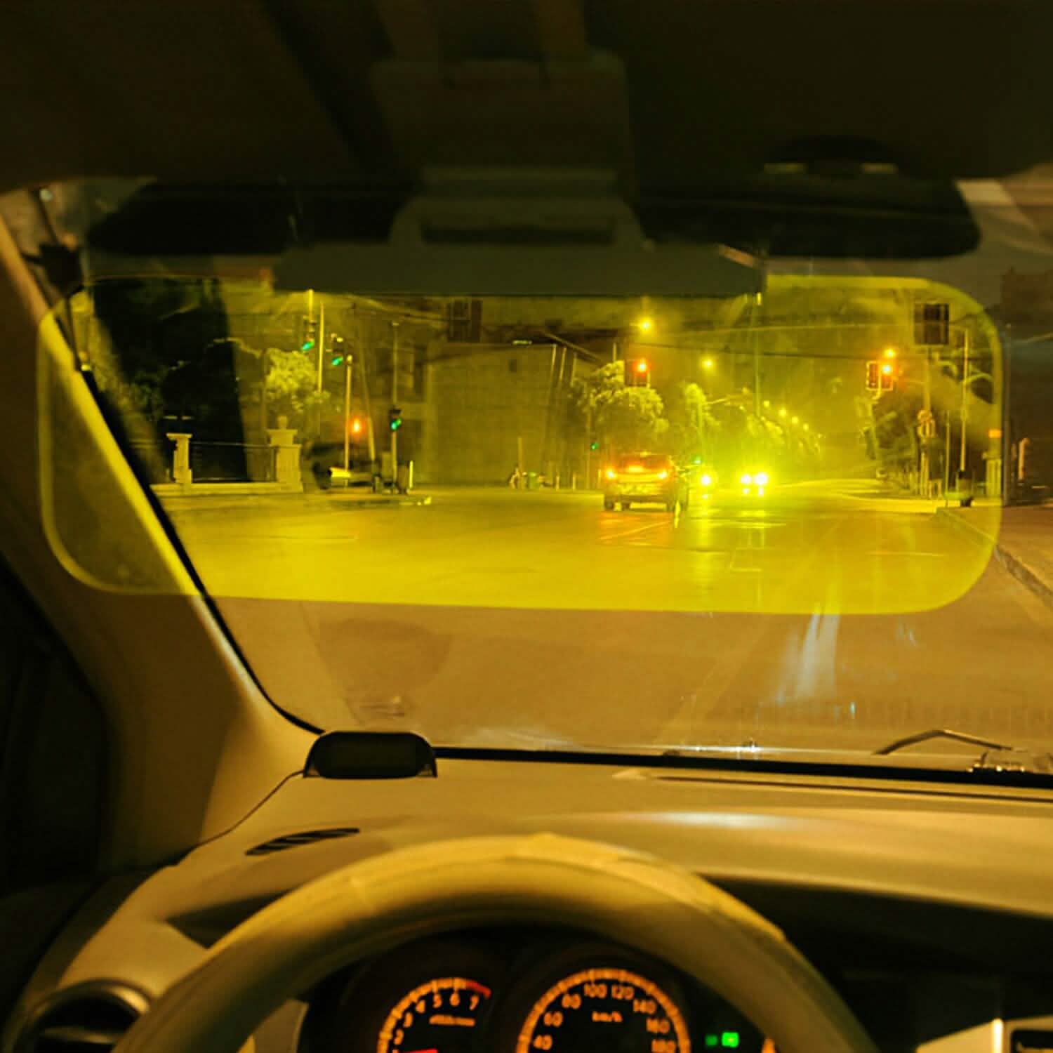 2-in-1 Sun Visor Extender with Adjustable View Angles Automotive - Tophatter Daily Deals