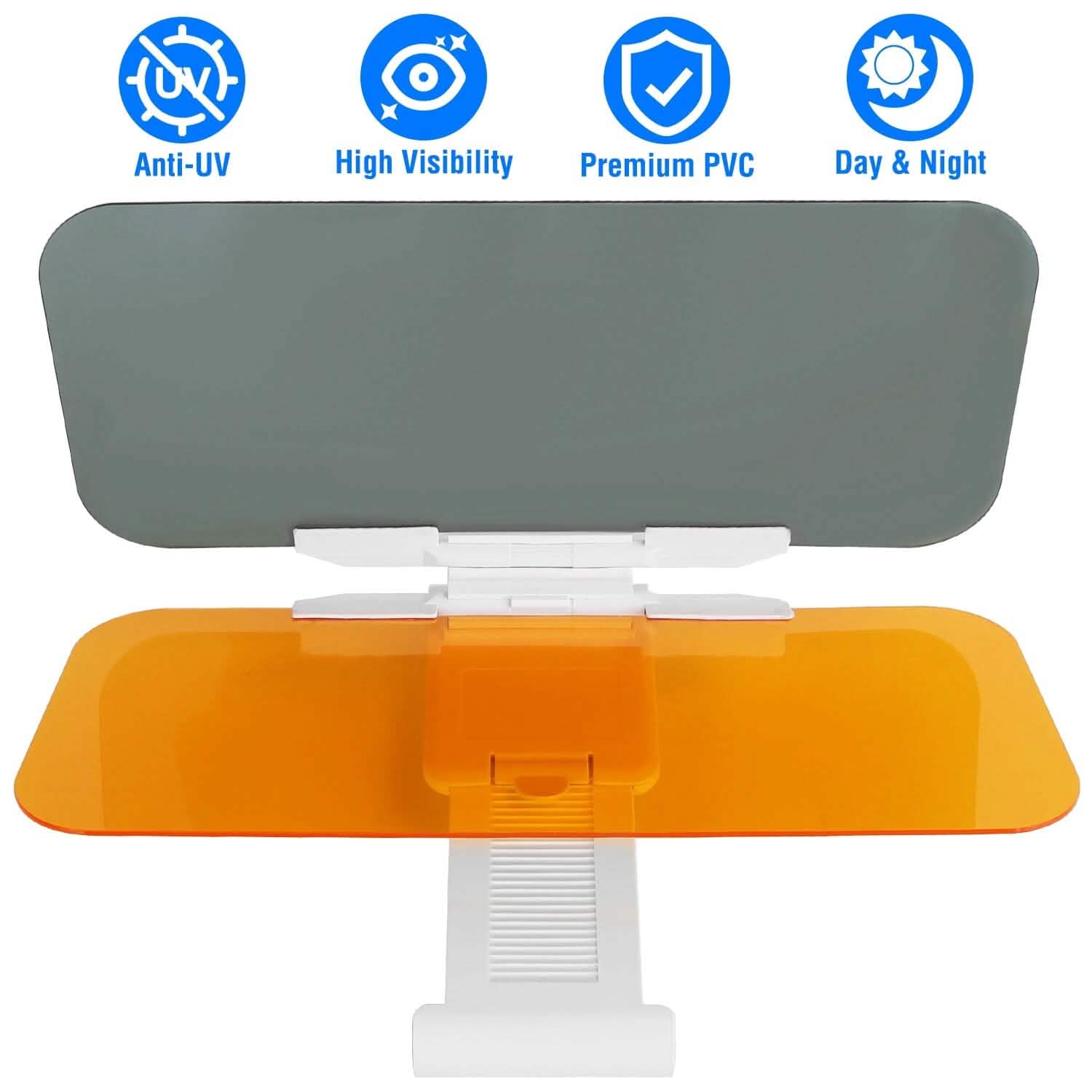 2-in-1 Sun Visor Extender with Adjustable View Angles Automotive - Tophatter Daily Deals