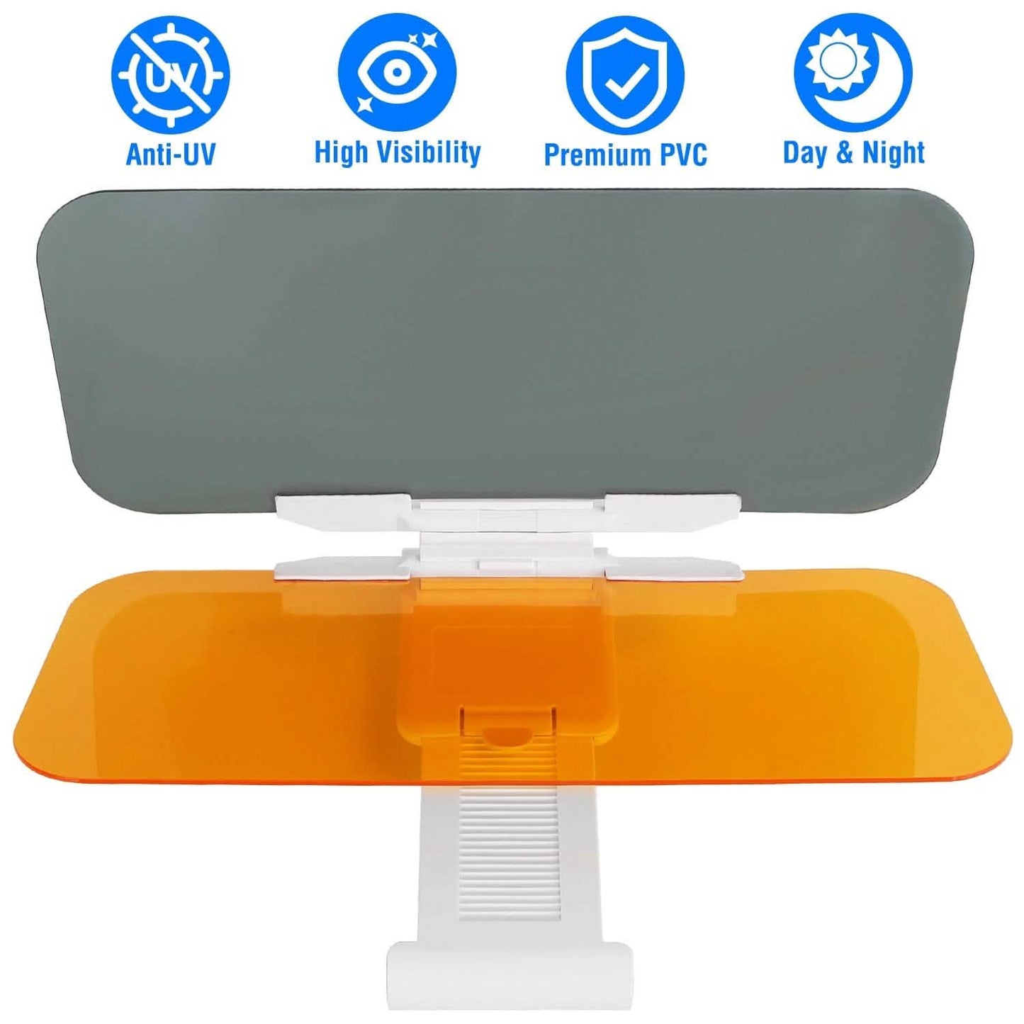 2-in-1 Sun Visor Extender with Adjustable View Angles Automotive - Tophatter Daily Deals