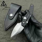 2 in 1 Tactical Hornet EDC Knife D2-GS106 Black - Tophatter Daily Deals