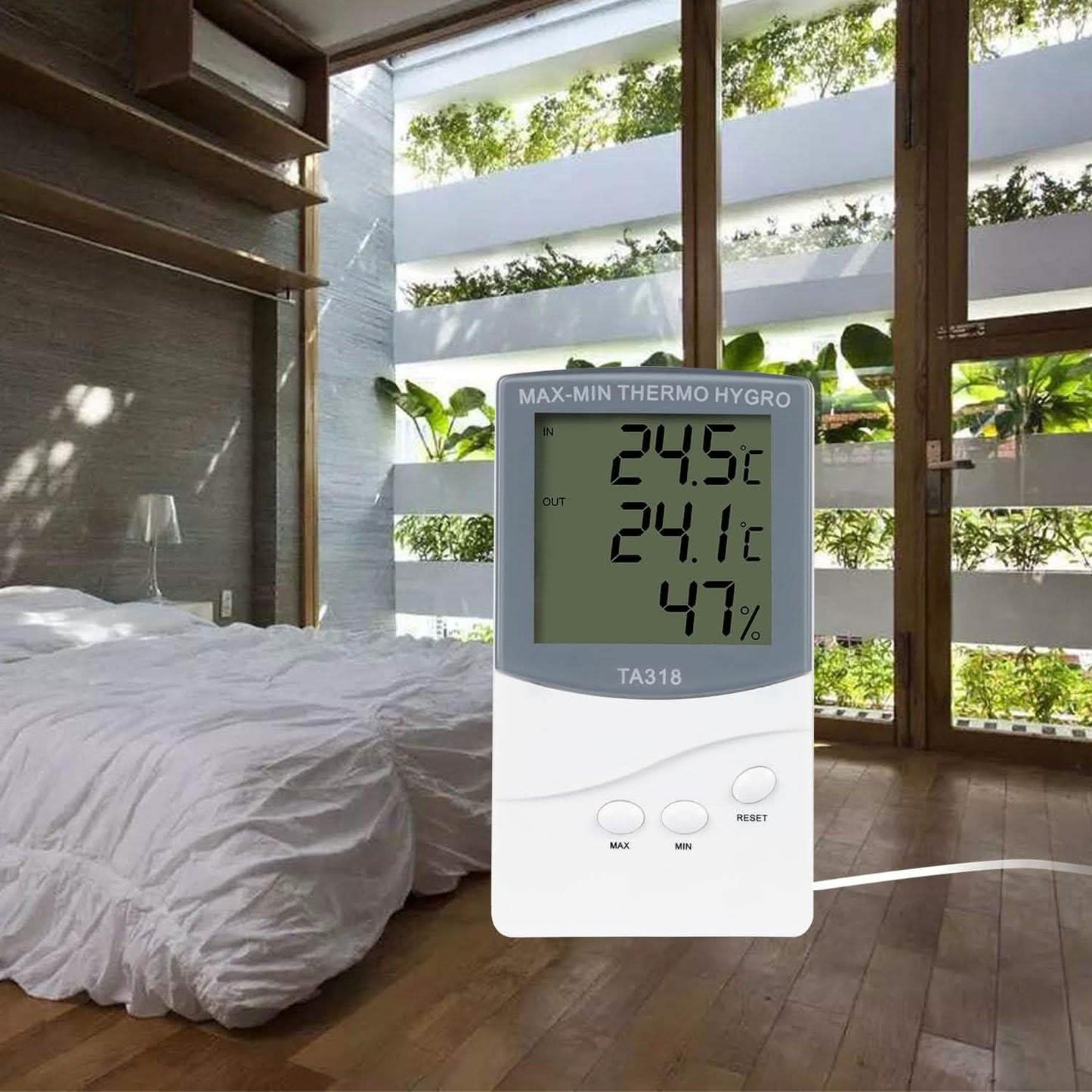 2-in-1 Thermometer and Hygrometer Household Appliances - Tophatter Daily Deals