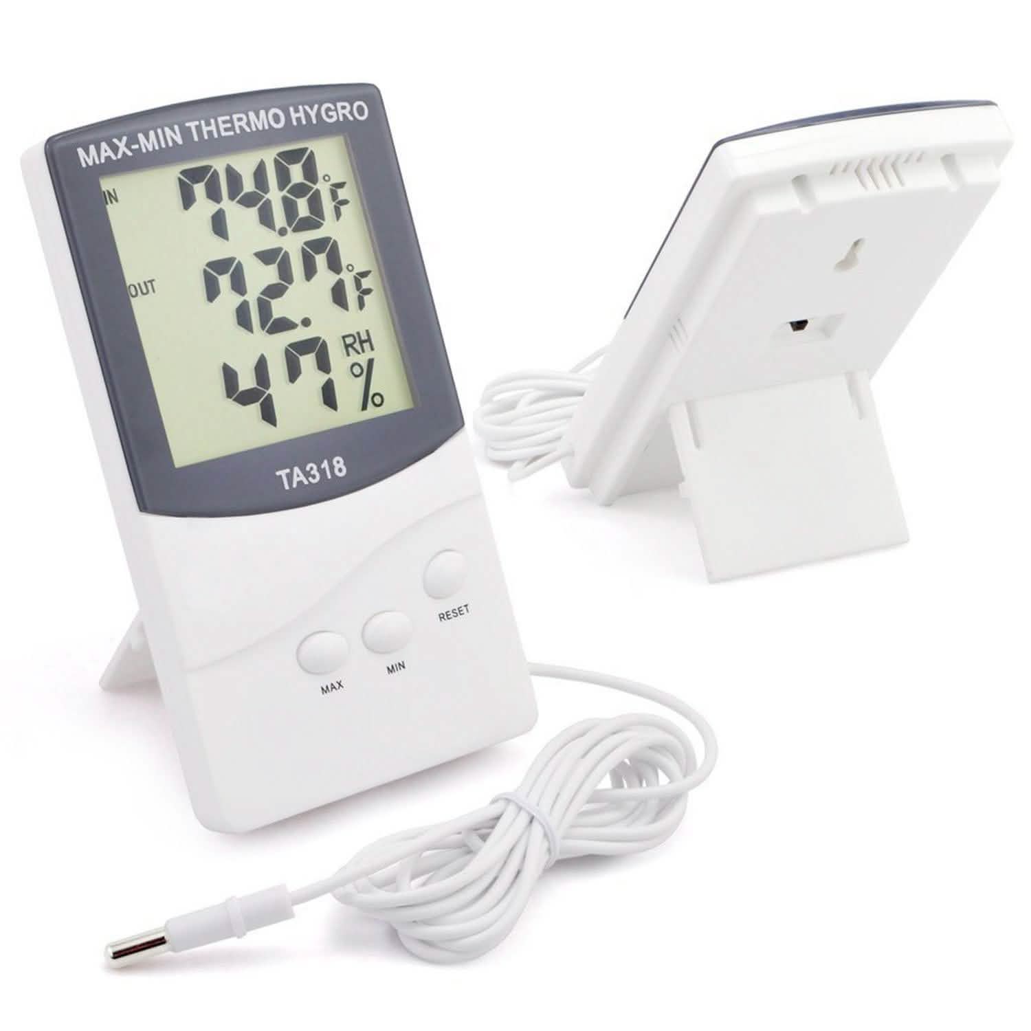 2-in-1 Thermometer and Hygrometer Household Appliances - Tophatter Daily Deals