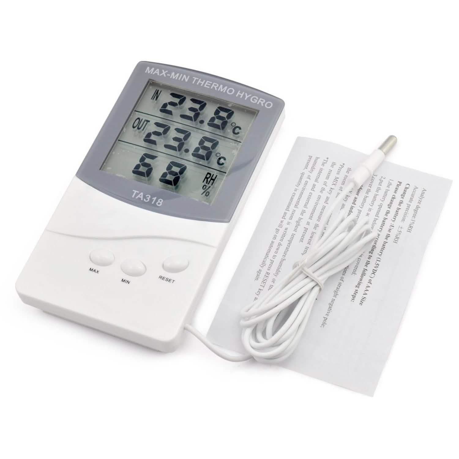 2-in-1 Thermometer and Hygrometer Household Appliances - Tophatter Daily Deals