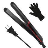 2-in-1 Twist Hair Straightener Ceramic Plate Hair Curler with Temperature Adjust LCD Display Beauty & Personal Care - Tophatter Daily Deals