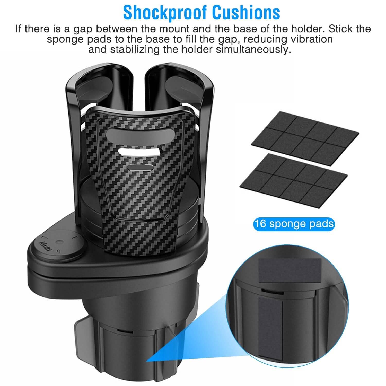 2-in-1 Universal Car Cup Mount Holder Automotive - Tophatter Daily Deals