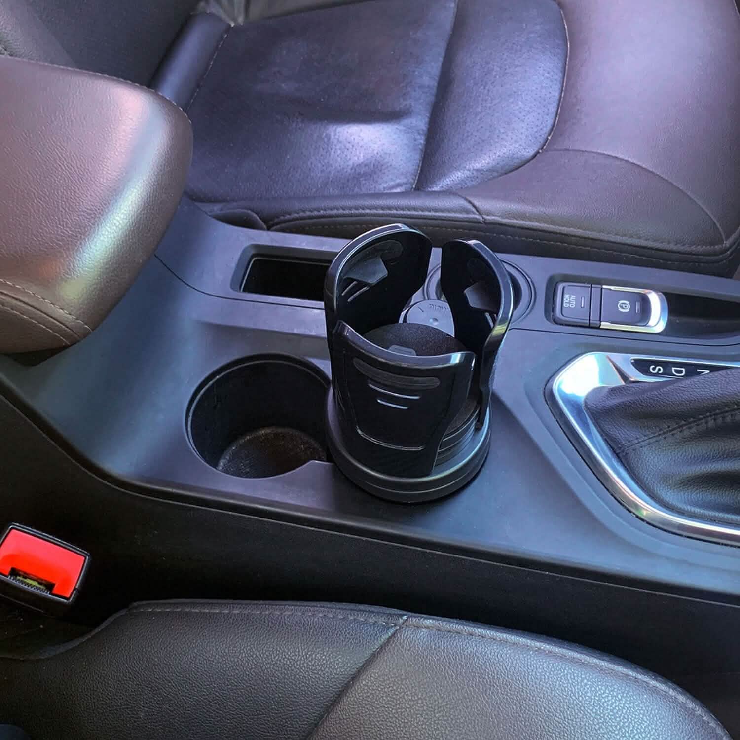 2-in-1 Universal Car Cup Mount Holder with Adjustable Base Automotive - Tophatter Daily Deals