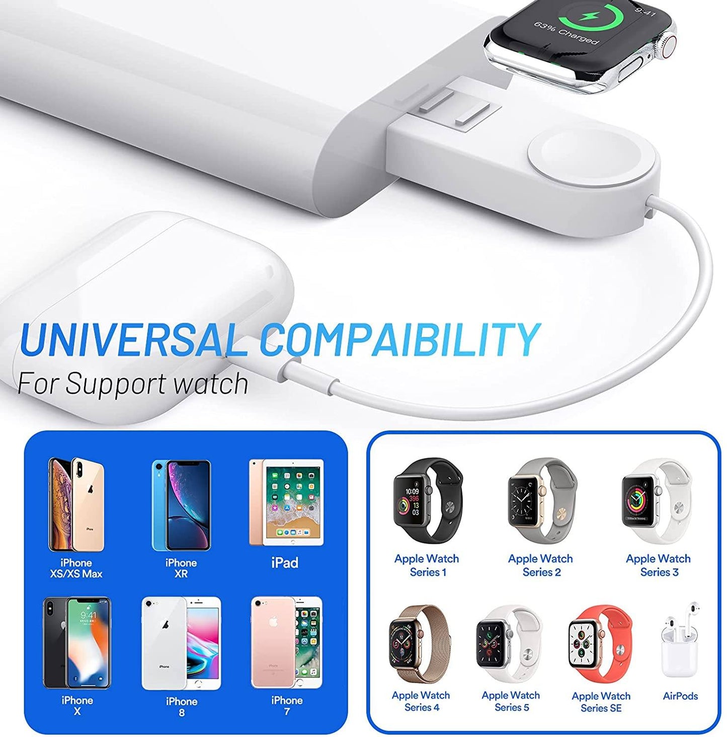 2-in-1 Wireless USB Charger USB Charger - Tophatter Daily Deals