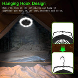 2-in-1 Outdoor Battery/USB Operated Portable Camping LED Fan Outdoor Recreation - Tophatter Daily Deals