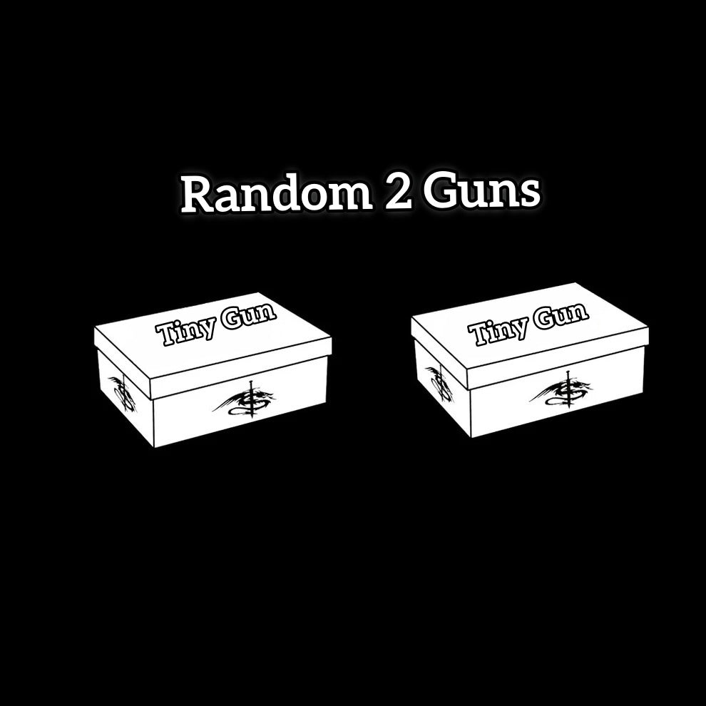 Tiny Gun Metal Replica Random Mystery Box Random 2 Guns - Tophatter Daily Deals