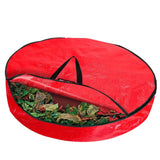 2-Pack: 30" Christmas Wreath Storage Bag 88L Seasonal Decor - Tophatter Daily Deals