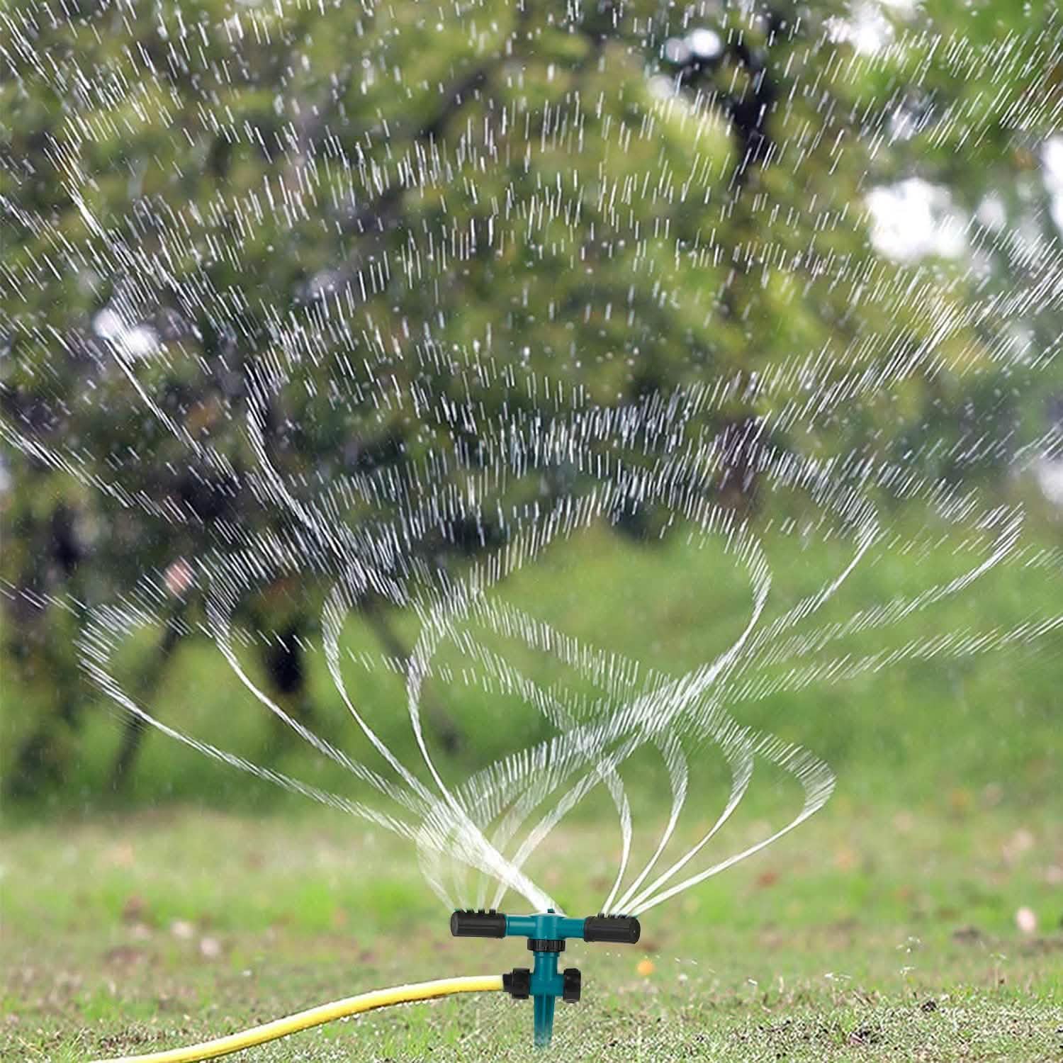 2-Pack: 360 Degree Rotatable Lawn Garden Sprinkler Garden & Patio - Tophatter Daily Deals