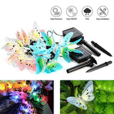 2-Pack: 3.8M Solar String Butterfly Lights String & Fairy Lights - Tophatter Daily Deals