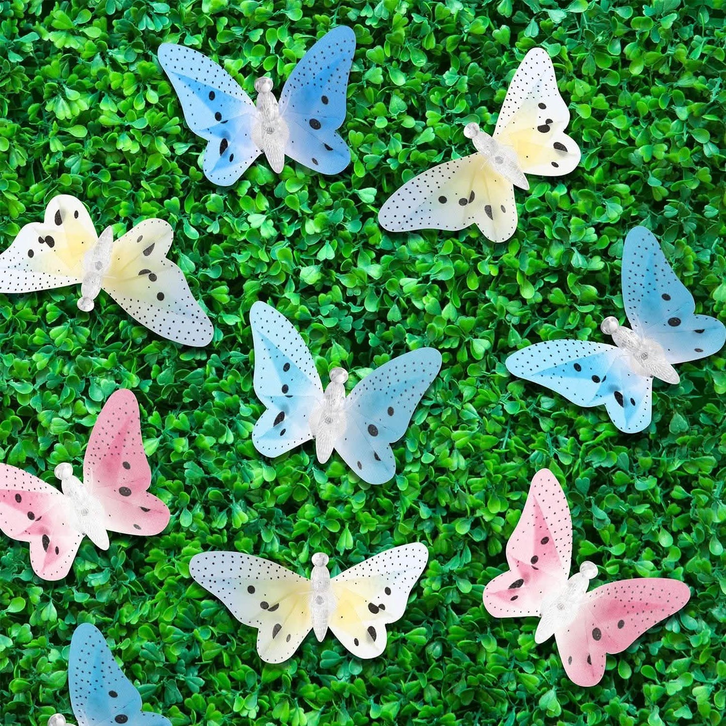 2-Pack: 3.8M Solar String Butterfly Lights String & Fairy Lights - Tophatter Daily Deals