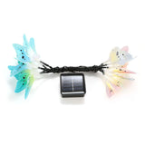 2-Pack: 3.8M Solar String Butterfly Lights String & Fairy Lights - Tophatter Daily Deals