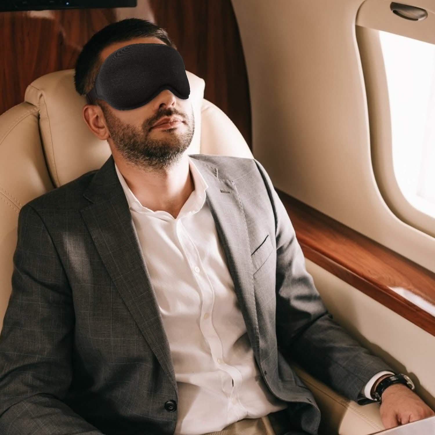 2-Pack: 3D Contoured Cup Light Blockout Sleeping Mask Everything Else - Tophatter Daily Deals