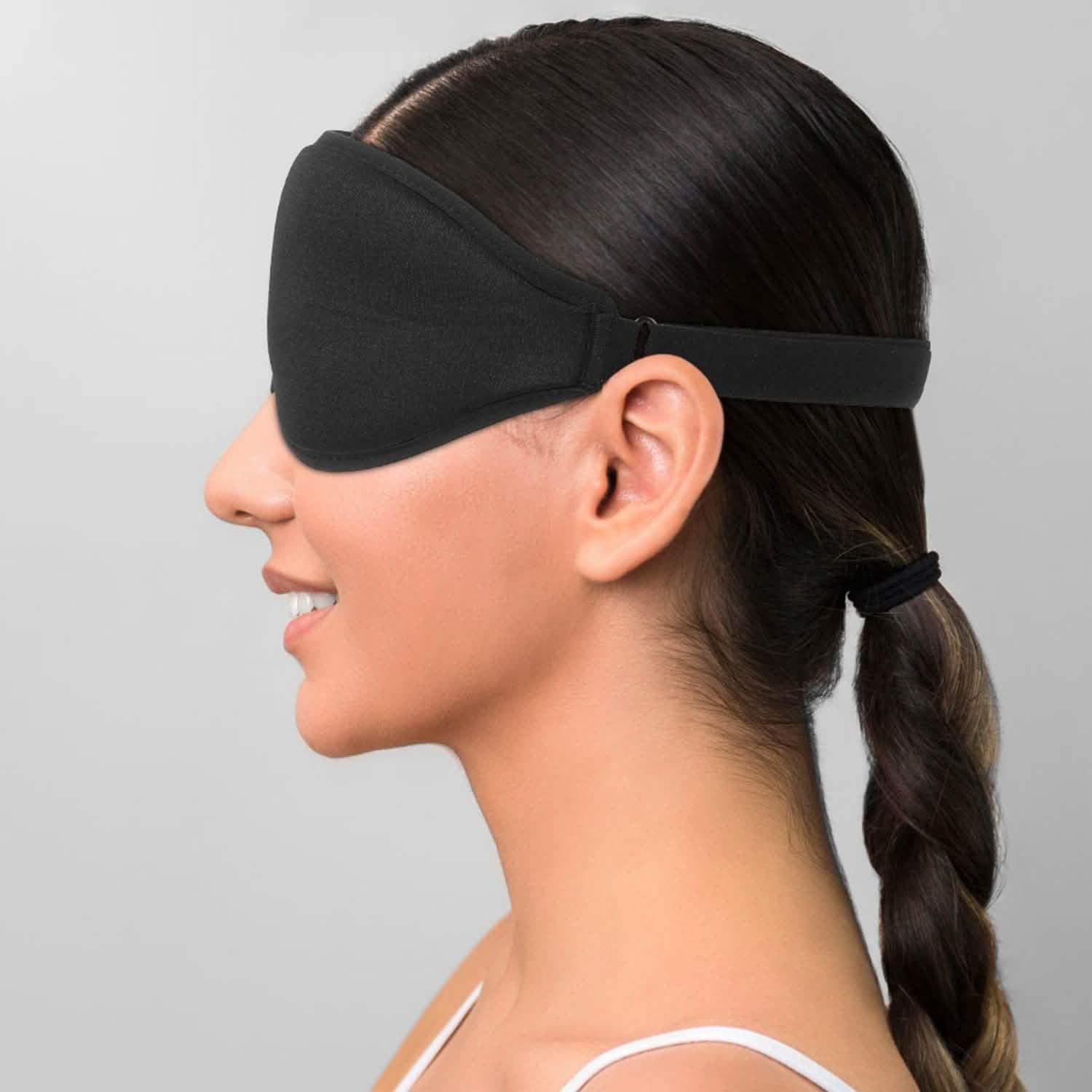 2-Pack: 3D Contoured Cup Light Blockout Sleeping Mask Everything Else - Tophatter Daily Deals