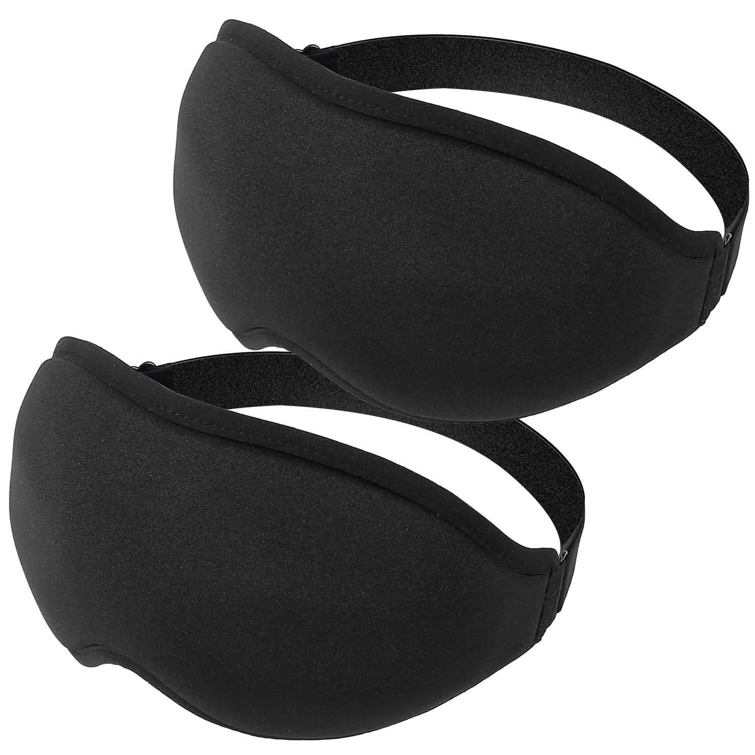 2-Pack: 3D Contoured Cup Light Blockout Sleeping Mask Everything Else - Tophatter Daily Deals
