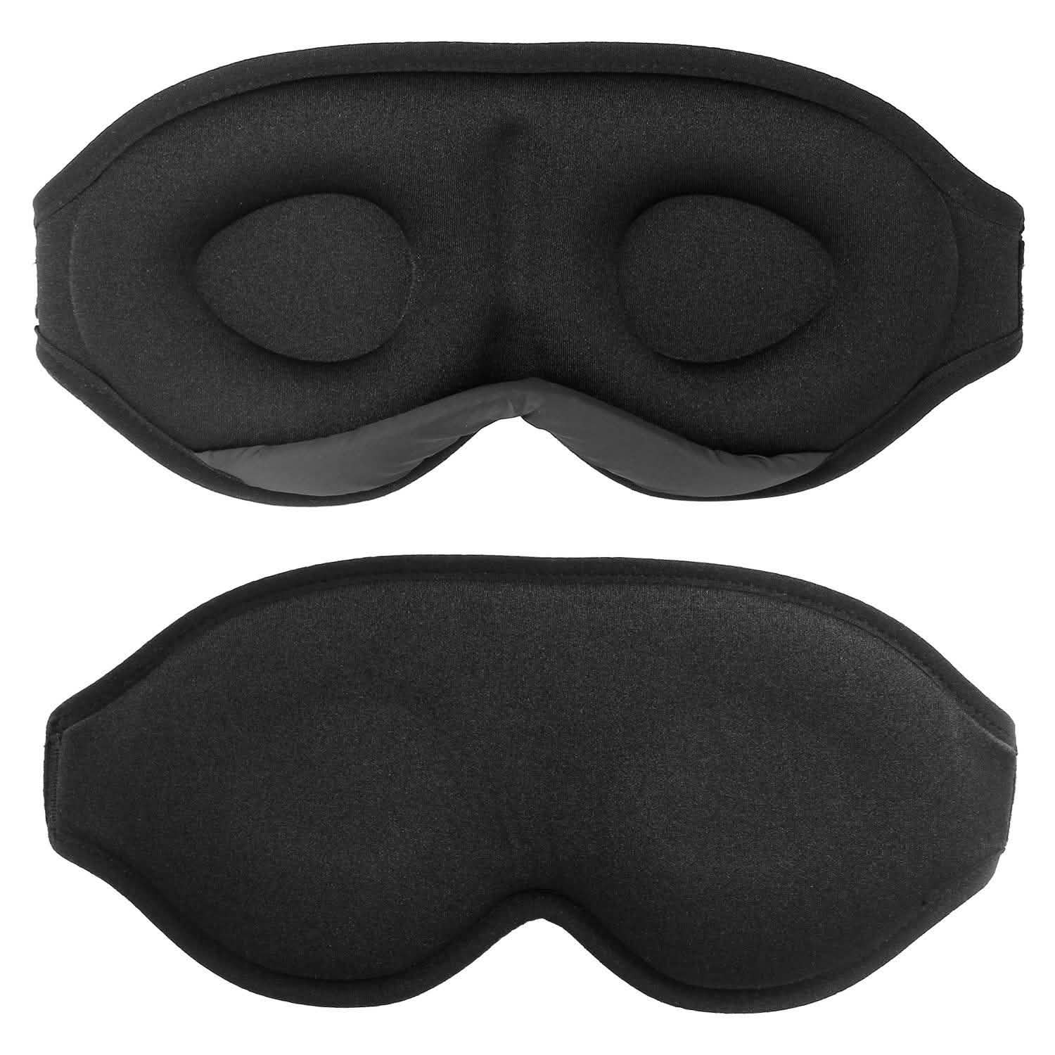 2-Pack: 3D Contoured Cup Light Blockout Sleeping Mask Everything Else - Tophatter Daily Deals