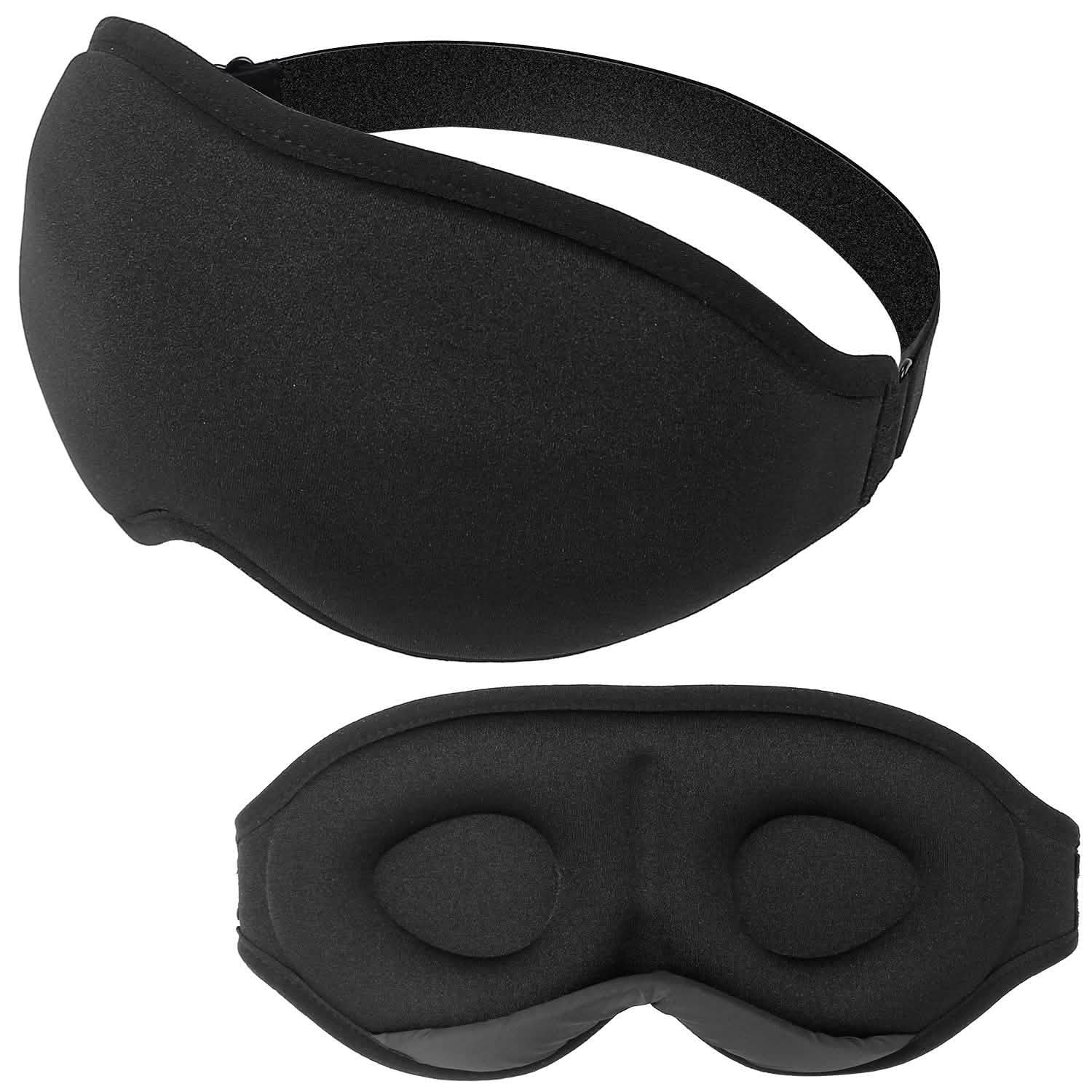 2-Pack: 3D Contoured Cup Light Blockout Sleeping Mask Everything Else - Tophatter Daily Deals