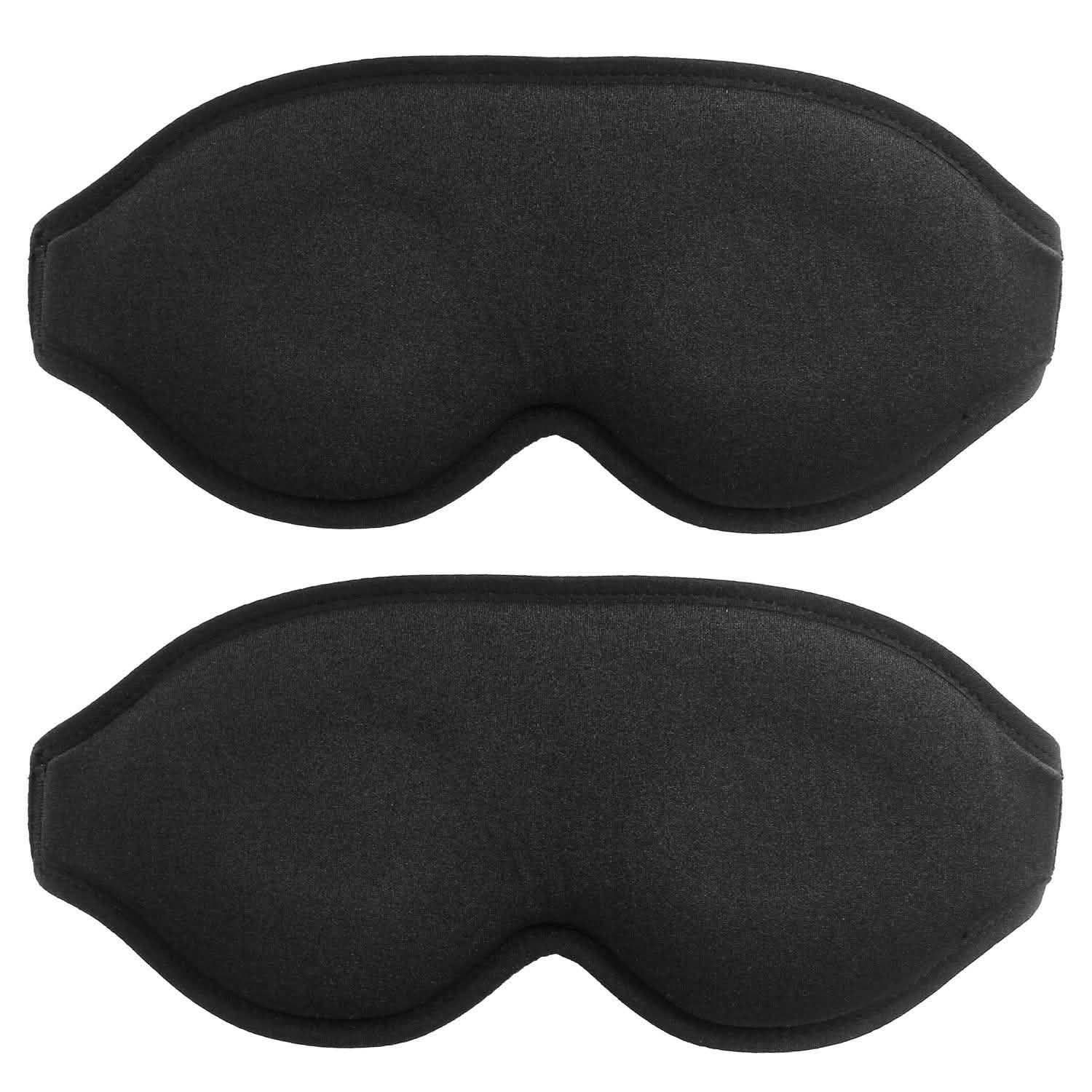 2-Pack: 3D Contoured Cup Light Blockout Sleeping Mask Everything Else - Tophatter Daily Deals